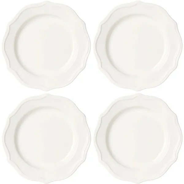 Violette Sidetallerken 20 cm 4-pack Hvid