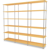 Free Shelf 555000 Acacia / Chrome