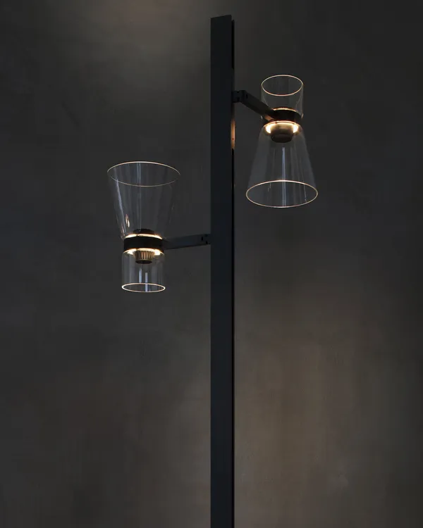 Floor Lamp Cone 2 Black