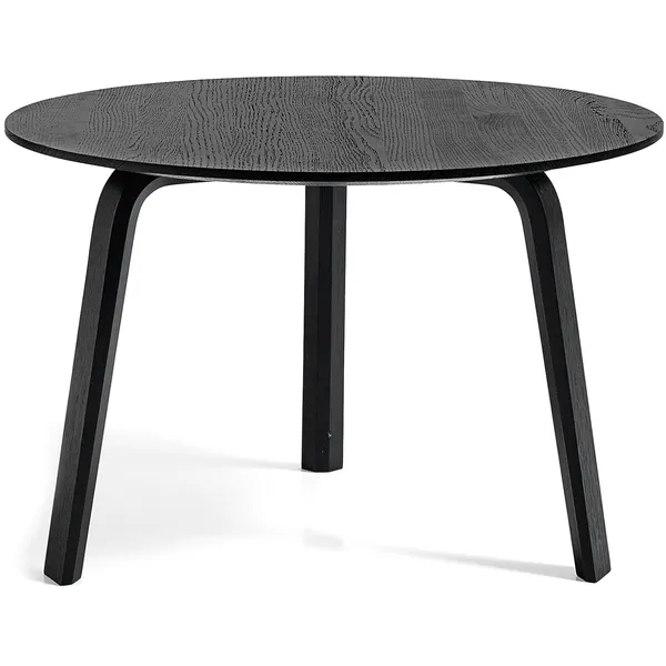 Bella Coffee table 60x39 cm Black Water-based Lacquered Oak