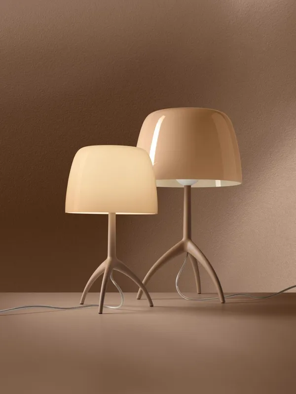 Lumiere Nuances Grande Bordslampa Med Dimmer Cipria