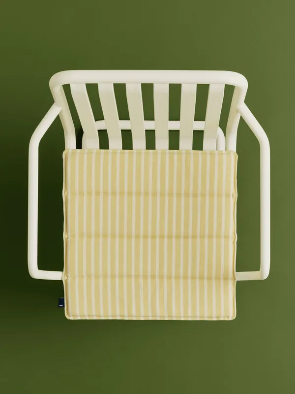 Terrazza Seat Cushion 40x40 cm Yellow Bold Stripe