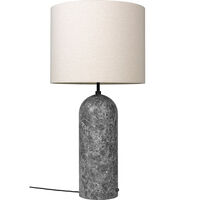 Gravity XL Golvlampa Låg Grå Marmor / Canvas