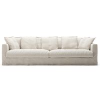 Verhoilu Le Grand Air Nelipaikkaiselle Sohvalle Pellava Creamy White