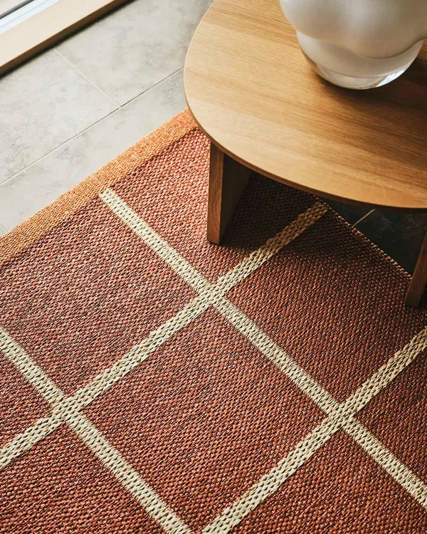 Criss Pop Muovimatto 70x100 cm Brick / Cream / Pale Orange