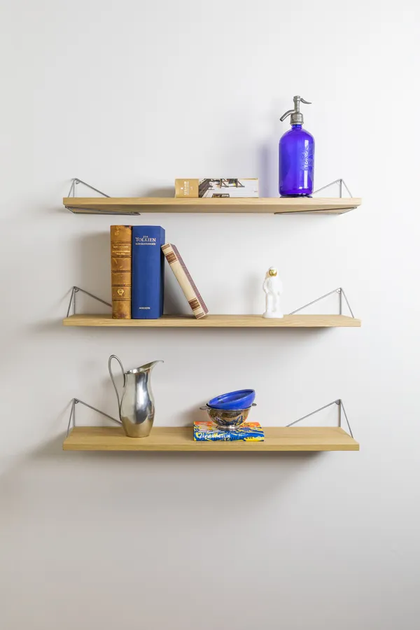 Pythagoras Hyllplan 3-pack Naturlig Ek