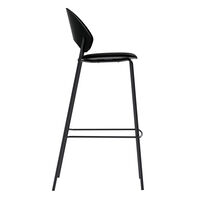 Dosina Barstol 75 cm Sort Eg / Black Leather