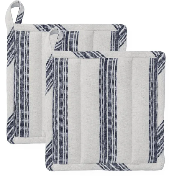 Garn Grytlapp 22x22 cm 2-pack Blå