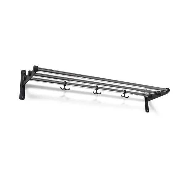 Nostalgi Hat Rack/Shoe Rack Black Fittings Hattehylde Sort Krom