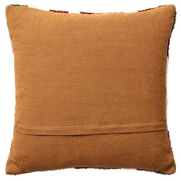 Sagar Tyynynpäällinen Silmukkanukkakangas 50x50 cm Rust/Rose
