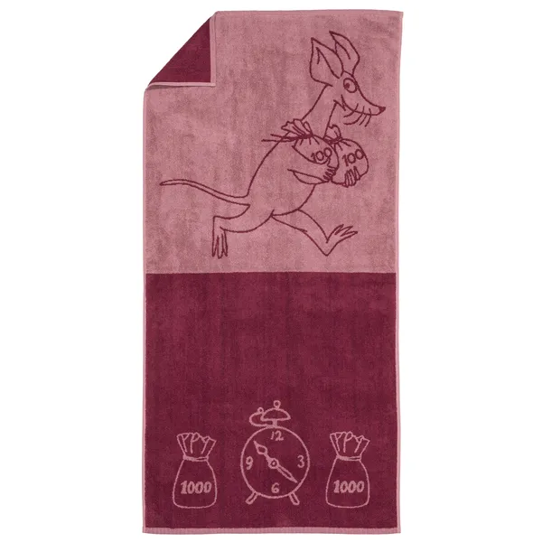 Moomin Badehåndkle Sniff Malva 70x140 cm