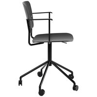 Mono black Swivel adjustable/armrests/ Oak Black