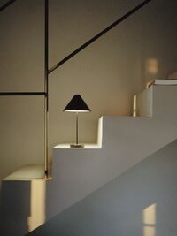 Brolly Bordlampe Bærbar Steel Black