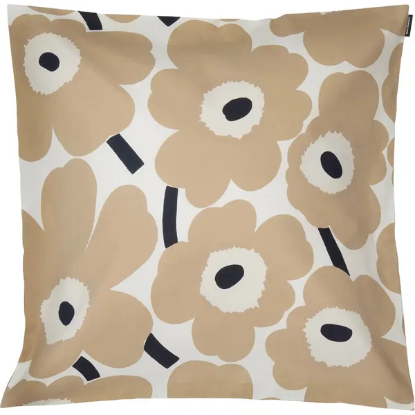 Pieni Unikko Kuddfodral 50x50 cm Beige / Off-white