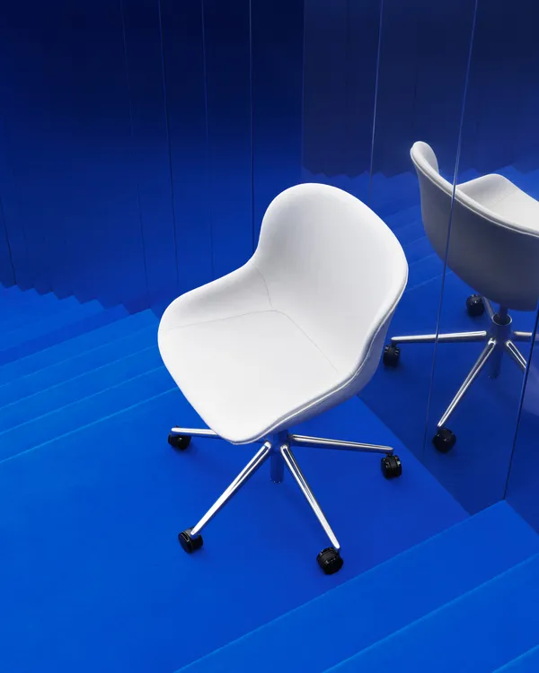 Hyg Pyörivä Tuoli 5W Aluminium / Valkoinen
