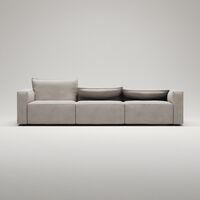 Moore 3-Sitssoffa Plush Beige