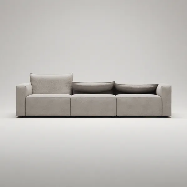 Moore 3-Sitssoffa Plush Beige