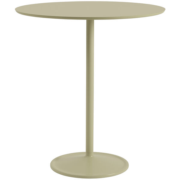 Soft Barbord Ø95x105 cm Laminat Beige Green