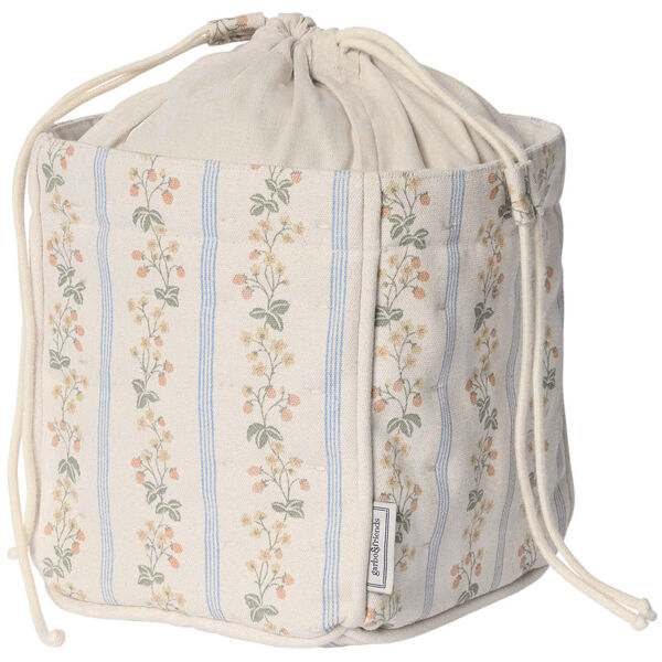 Strawberry Garland Storage Basket Small