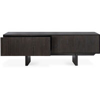 Teak Mosaik Mediabänk En Dörr