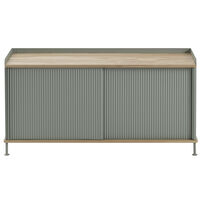 Enfold Skänk 45x124 cm Oljad Ek / Dusty Green