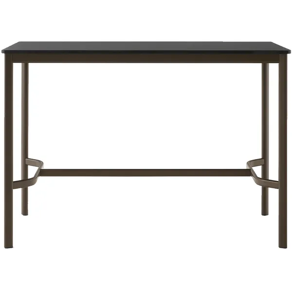 Drip HW112 Barbord 80x140x95 cm Sort Laminat / Bronzefarvet