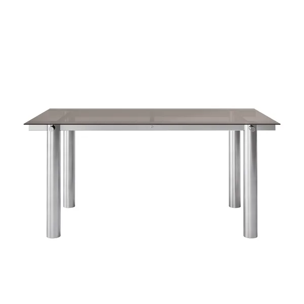 Atura Spisebord 160x90 cm Rustfrit Stål / Tinded Glass