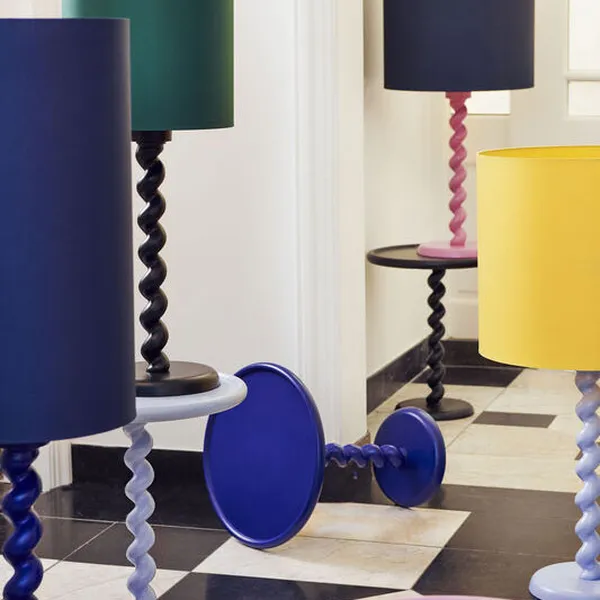 Twister Sidebord Deep Blue