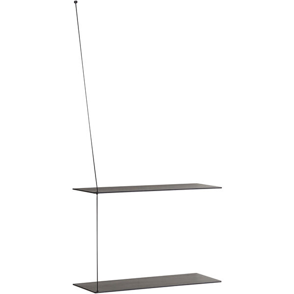 STEDGE Hylle 60cm Sortmalt Eik