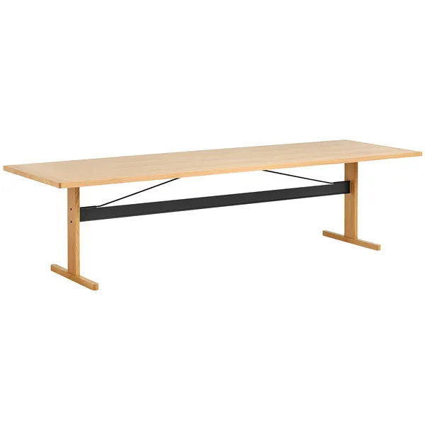 Passerelle Bord 95x300 cm Lackad Ek / Svart