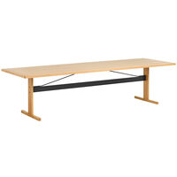 Passerelle Bord 95x300 cm Lackad Ek / Svart