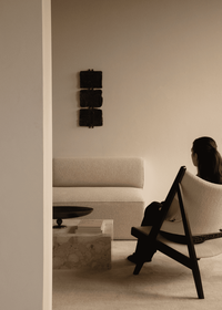 Knitting Loungestol Everyday Icons Svart Ek / Barnum Bouclé 24