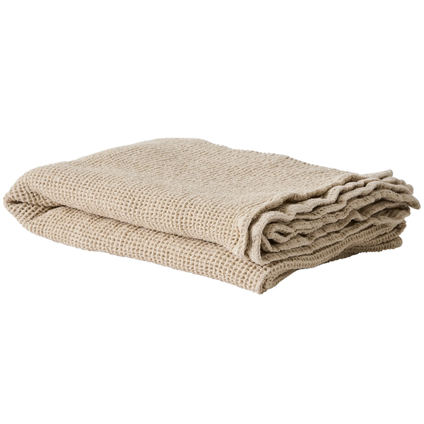 Nella waffle Pyyhe 100x150 cm Beige