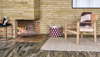 Bernard Lounge Chair Water-based Lacquered Oak/Natural Leather