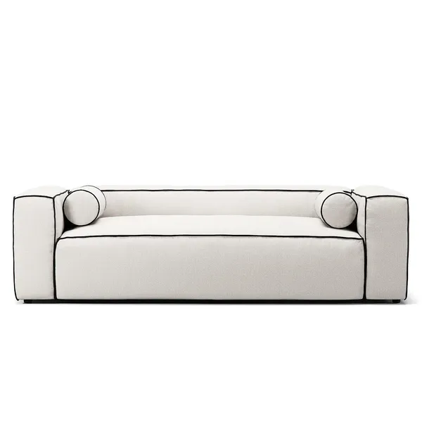 Grand Hue 2-Seter Sofa Steam White / Mine Graphite