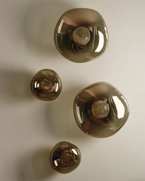 Melt Vegg-/Taklampe Mini Kobber