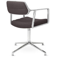 453 Snurrstol Polerat Aluminium / Tide