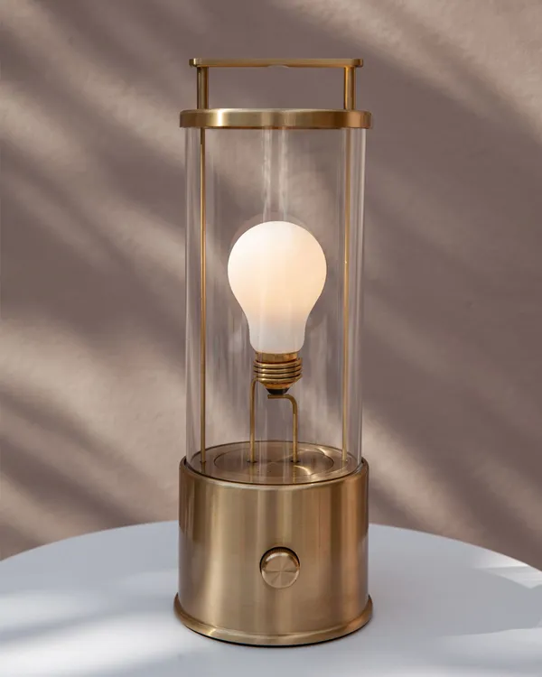 The Muse Portable Lamp Brass