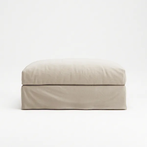 Stopning Til Le Grand Air Fotskammel Bomull Beige