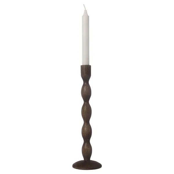 Kynttilänjalka 31 cm Tummanruskea