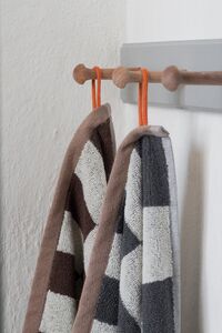 Retro Towel Handduk 40x55 cm 2-pack Chocolate