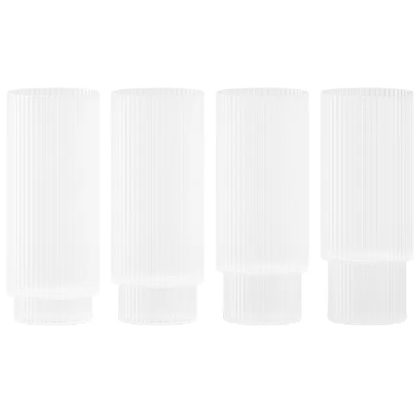 Ripple Longdrinkglas 4-pack Frosted