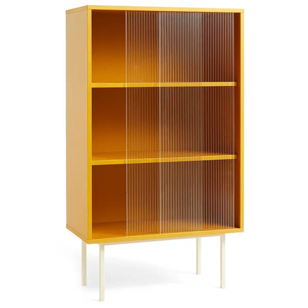 Colour Cabinet Vitriinikaappi Lasiovi / Keltainen