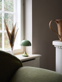 Panthella 160 Bordlampe Bærbar V3 Opaque Moss Green