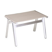 Union Taburet Aluminium / Sandstone