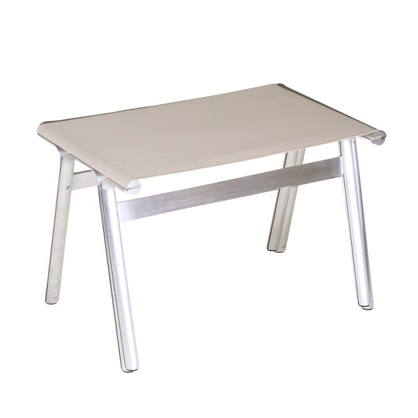 Union Taburet Aluminium / Sandstone