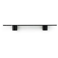 Sten Vägghylla 120 cm Svart Marmor