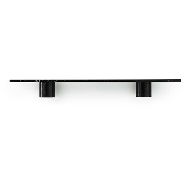 Sten Væghylde 120 cm Sort Marmor