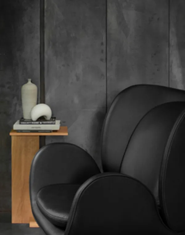 Embrace Armchair With Footstool S Elmosoft Black
