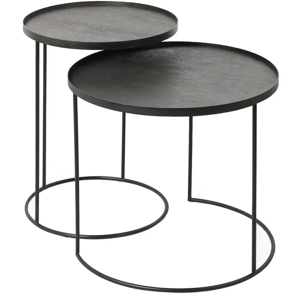 Round Brettbord Rund Sett S/L Svart